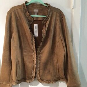 New Chicos tan Jacket for Women